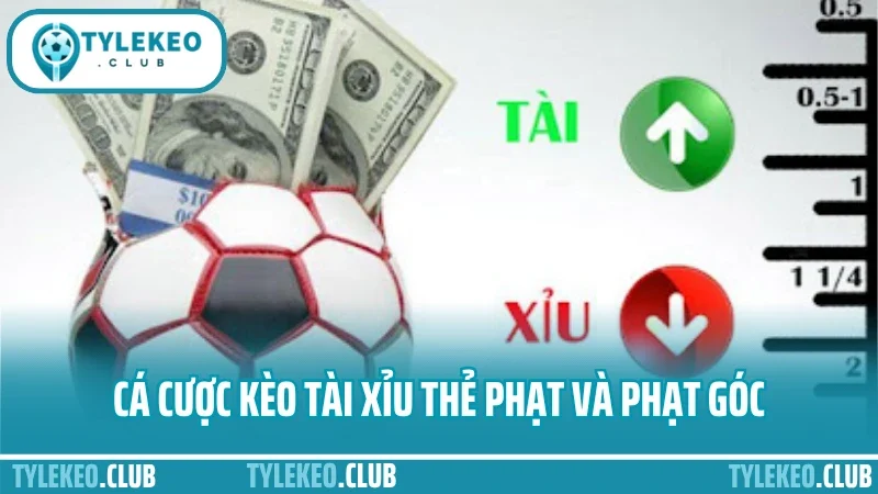 Cá cược kèo tài xỉu – mẹo canh tỷ lệ bàn thắng dễ trúng 4 Cá cược kèo tài xỉu thẻ phạt và phạt góc