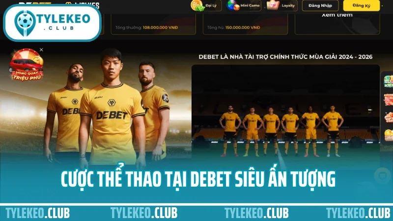 Debet - sân chơi cá cược thể thao an toàn và uy tín nhất 2025 6 Cược thể thao tại debet siêu ấn tượng
