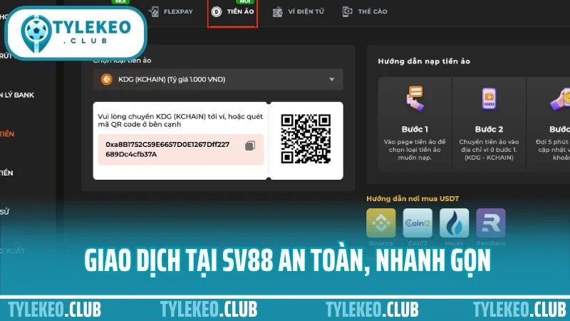 Sv88 - nền tảng cá cược thể thao số 1 hiện nay 6 Giao dịch tại sv88 an toàn, nhanh gọn