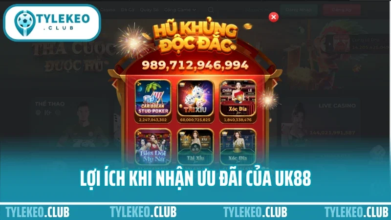 Uk88 - cổng cá cược thể thao được giới cao thủ lựa chọn 9 Lợi ích khi nhận ưu đãi của uk88
