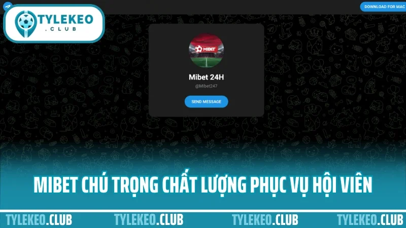 Mibet - địa chỉ cá cược thể thao uy tín được đánh giá cao 5 Mibet chú trọng chất lượng phục vụ, tư vấn hội viên