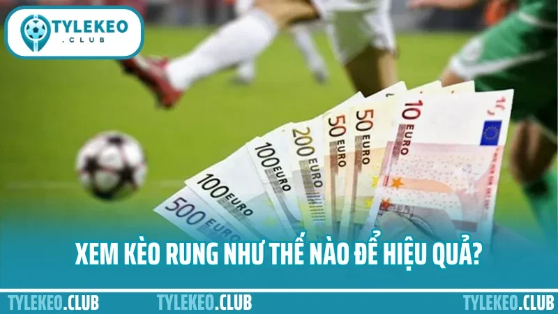 Kinh nghiệm đánh kèo rung - vào kèo phút 60+ không sợ gãy 2 Xem kèo rung như thế nào để hiệu quả?