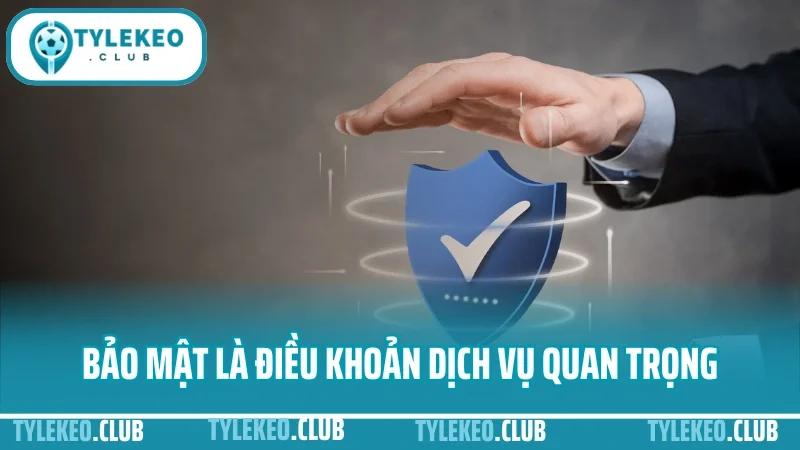 Bảo mật là điều khoản dịch vụ quan trọng